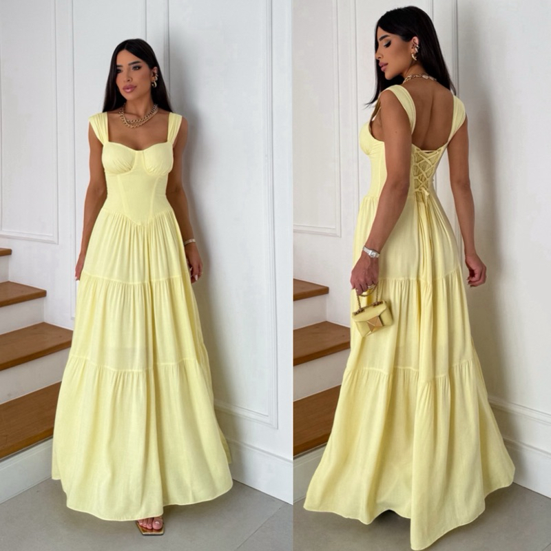 Vestido Corpete Longo na Black Friday 2025 | BuscaProdutos