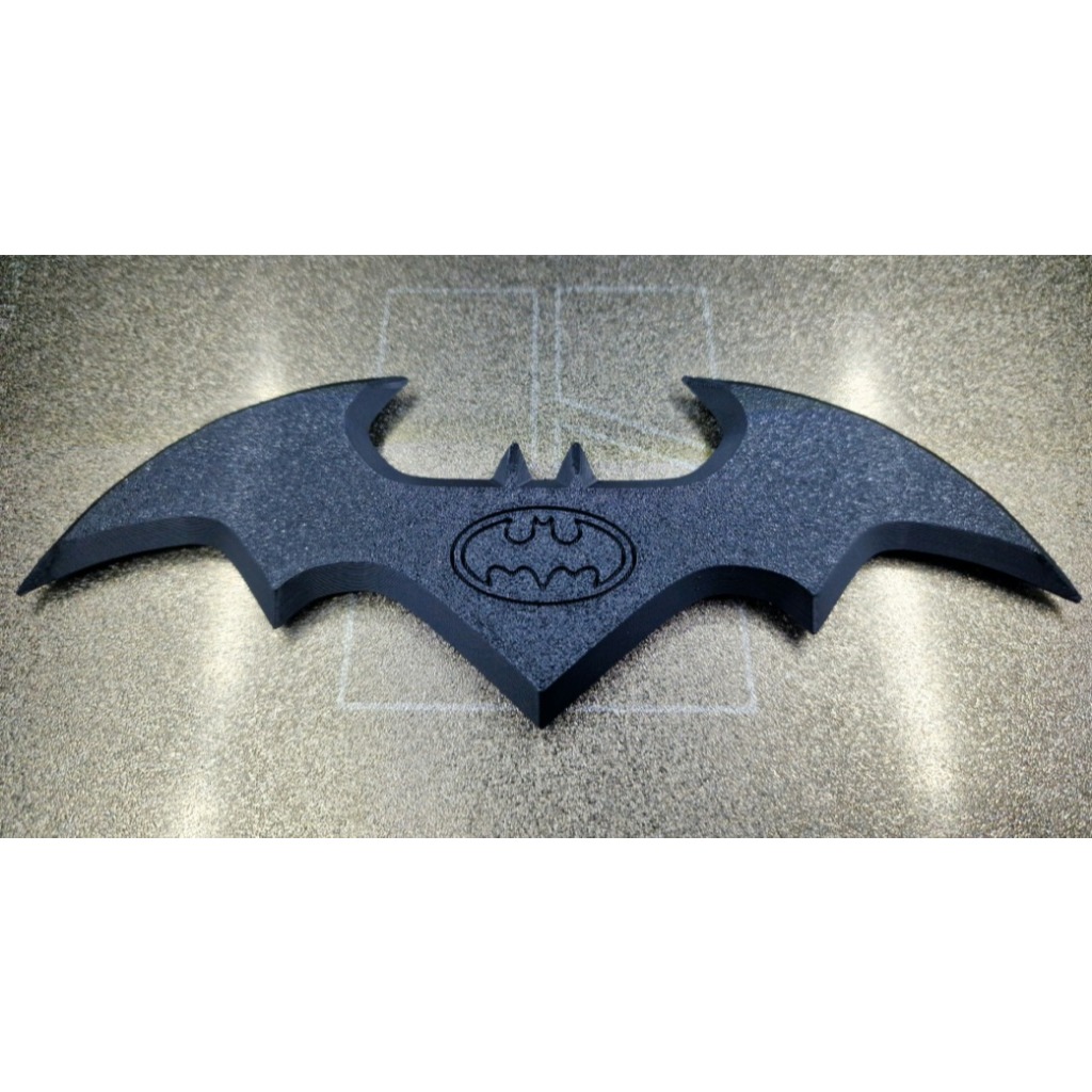 KIT 3 BATARANG PLASTICO - BATMAN -  19CM COMPRIMENTO - IMPRESSÃO 3D