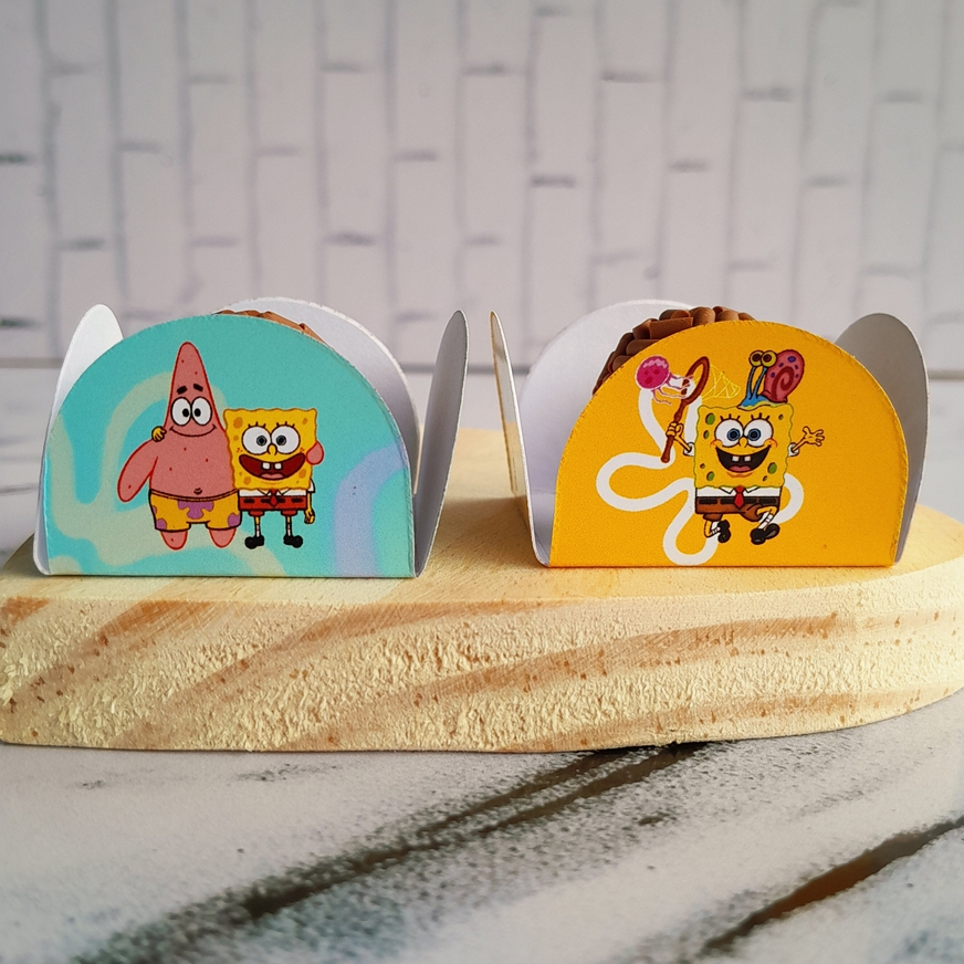Forminhas Personalizadas para Docinhos Brigadeiro Doce BOB ESPONJA Lembrancinhas Aniversário