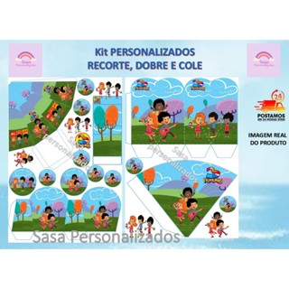 TEMA TRÊS PALAVRINHAS  LEMBRANCINHA 100/200 ITENS PERSONALIZADA COM OU SEM NOME em Oferta na Shopee