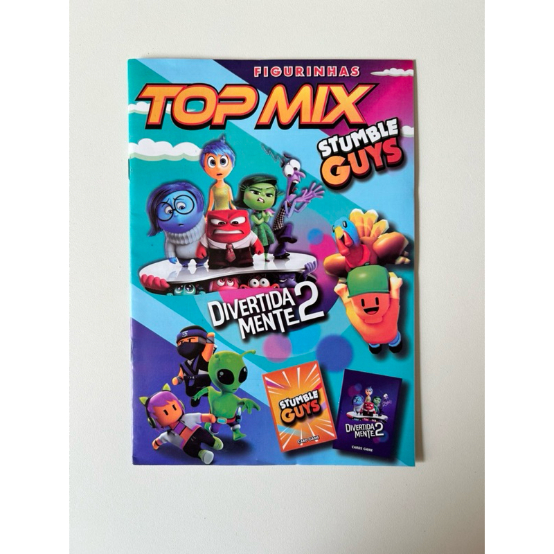 Álbum de Figurinhas Top Mix 2025 - Vazio (Álbum de Prêmios Piratinha)