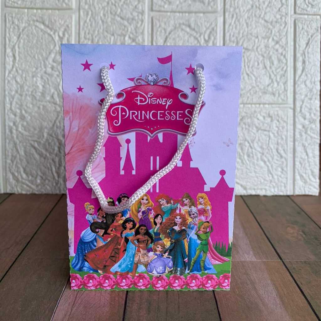 Sacolinha Surpresa Personalizada Lembrancinha Princesas Disney PEGUE E MONTE