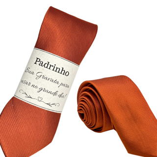 KIT Gravatas Slim com Tag Ideal para Convite de Padrinhos de casamentos em Oferta na Shopee