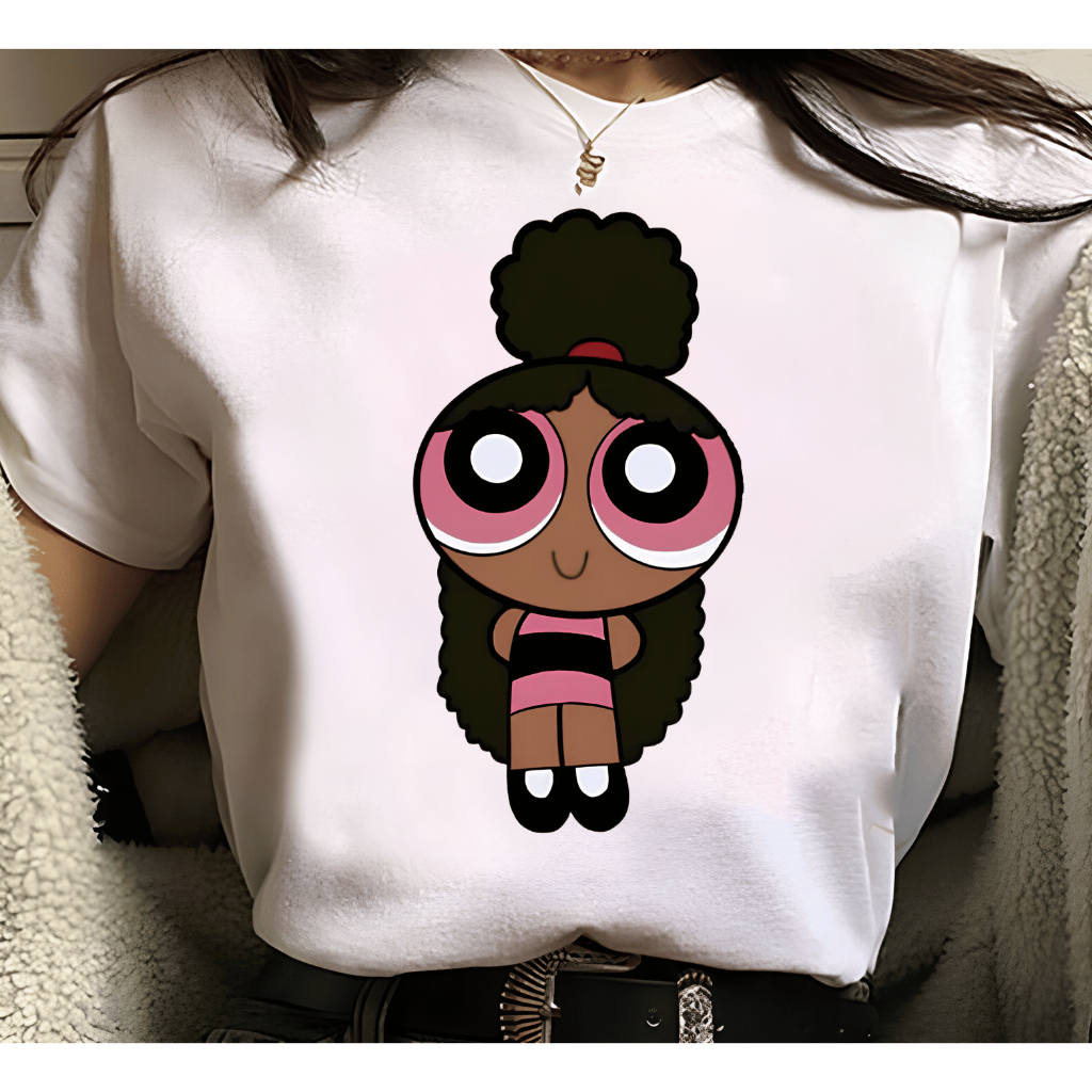 Camisetas meninas poderosas nova personagem