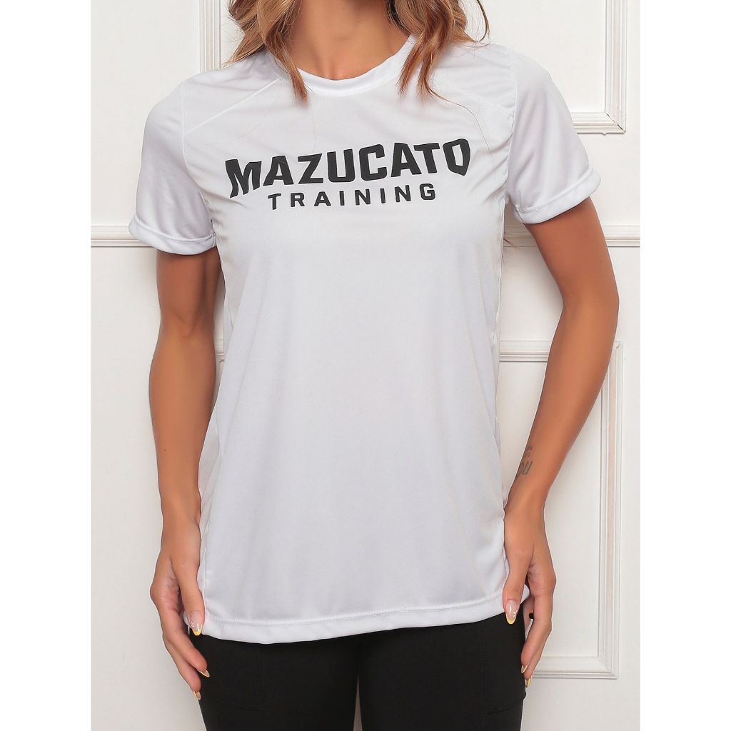 Blusa Feminina Dry Fit Manga Curta Treino Camiseta Feminino Tecido leve Proteção UV P/ Academia RUN