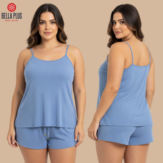 Babydoll Plus Size Pijama Conforto Renda Noite Dormir Cadarço