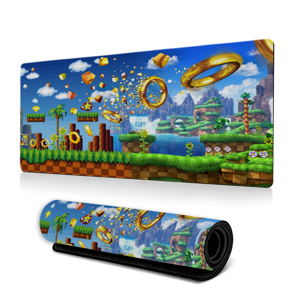 Mouse Pad Gamer SONIC Jogos 90x40 Profissional Informática