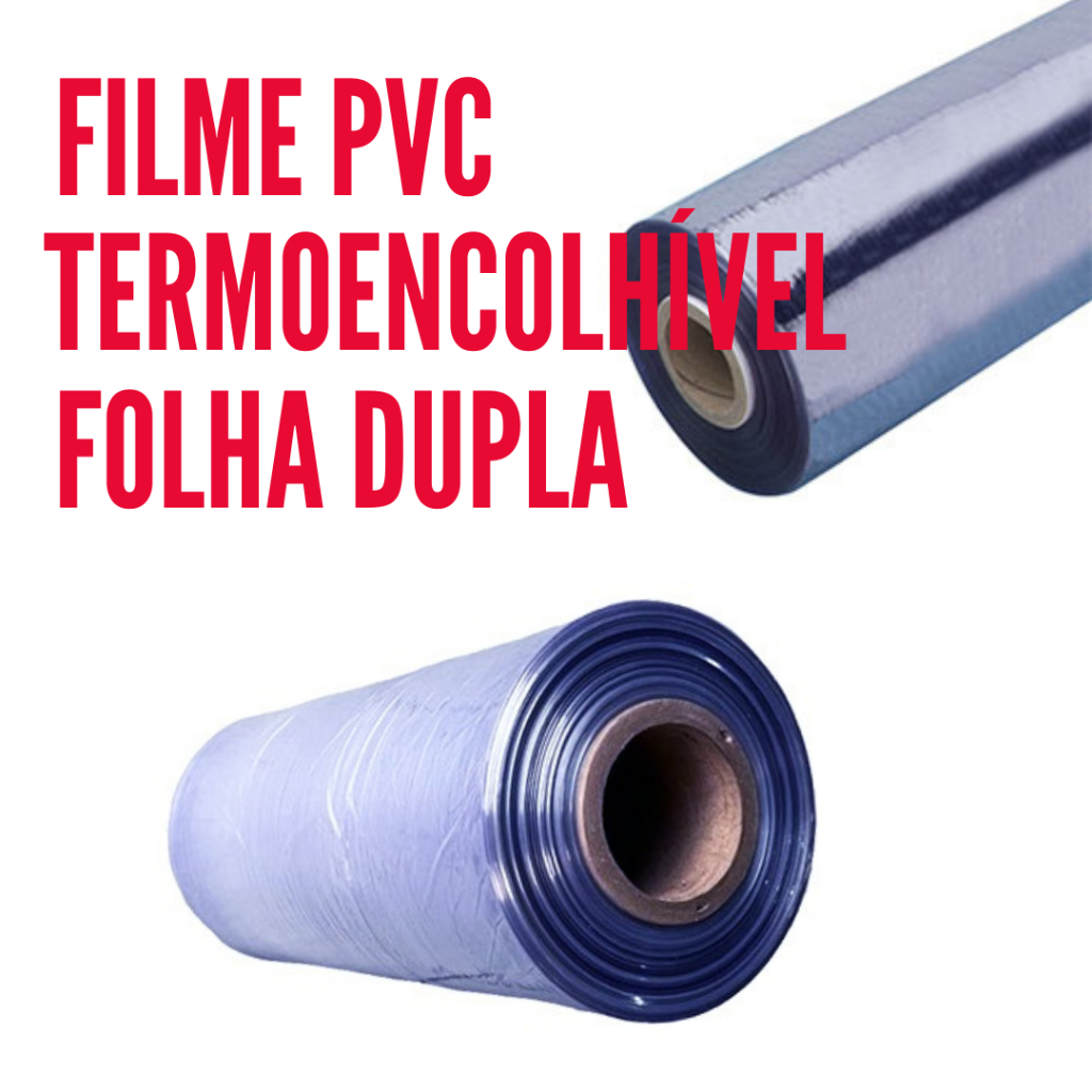Bobina Filme PVC Termo Encolhível 20 Micras | Artesanato com Embalagem Profissional