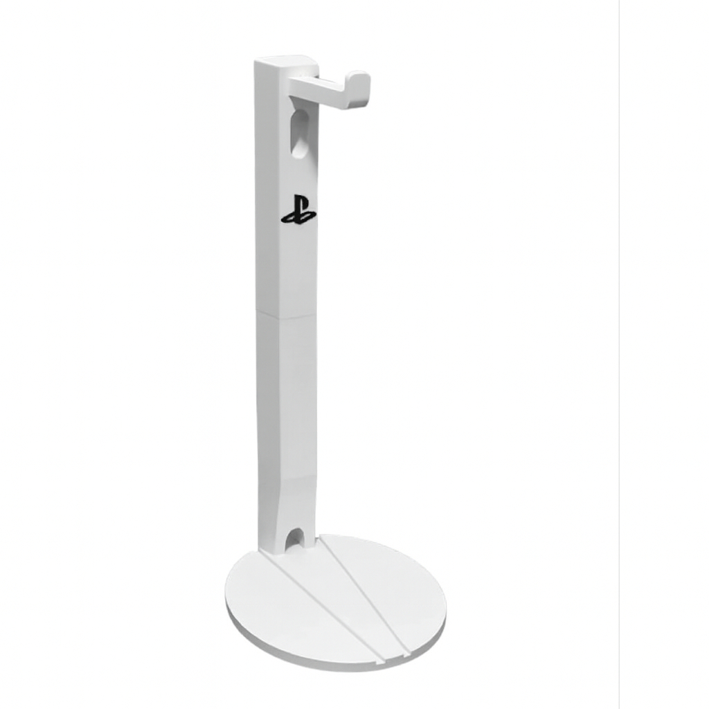 Suporte Vertical para Headset Sony Pulse 3D e Outros - com suporte p/ Base para Carregador DualSense PS5