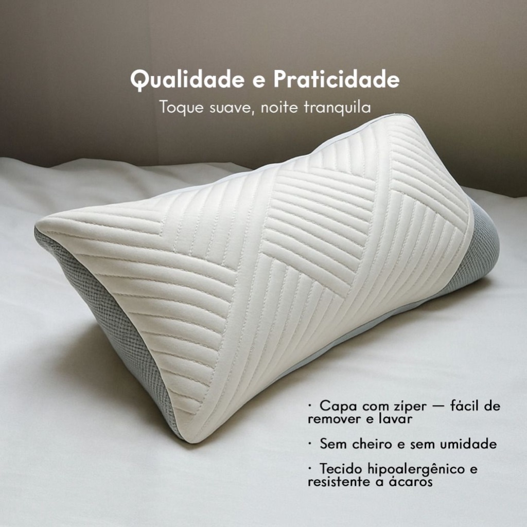 Almofada Travesseiro de Perna LegPillow Firme Macio Confortável Refil + Capa Com Ziper em Oferta na Shopee