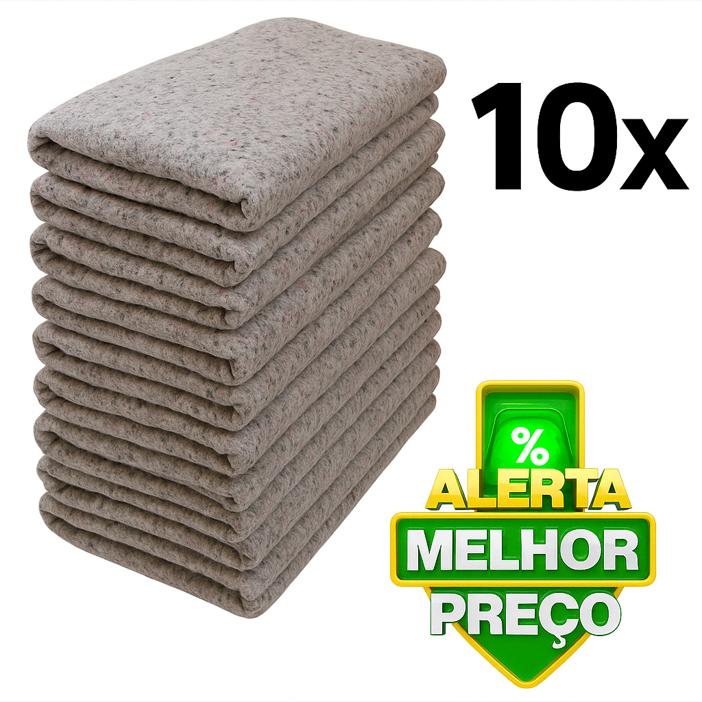 Kit 10 Cobertor Doação Barato Popular Esquenta Muito Grosso Casal ou Solteiro Morador Rua Calorim em Oferta na Shopee