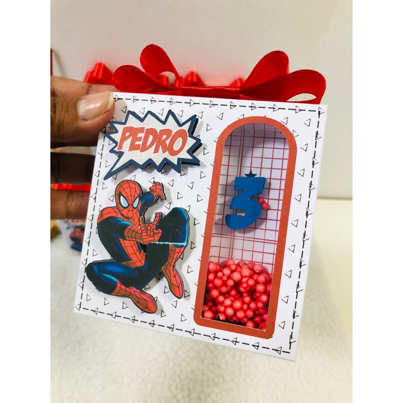 05 Caixas Personalizada Homem aranha/ Festa infantil - Lembrancinha Homem Aranha / personalizados Homem Aranha