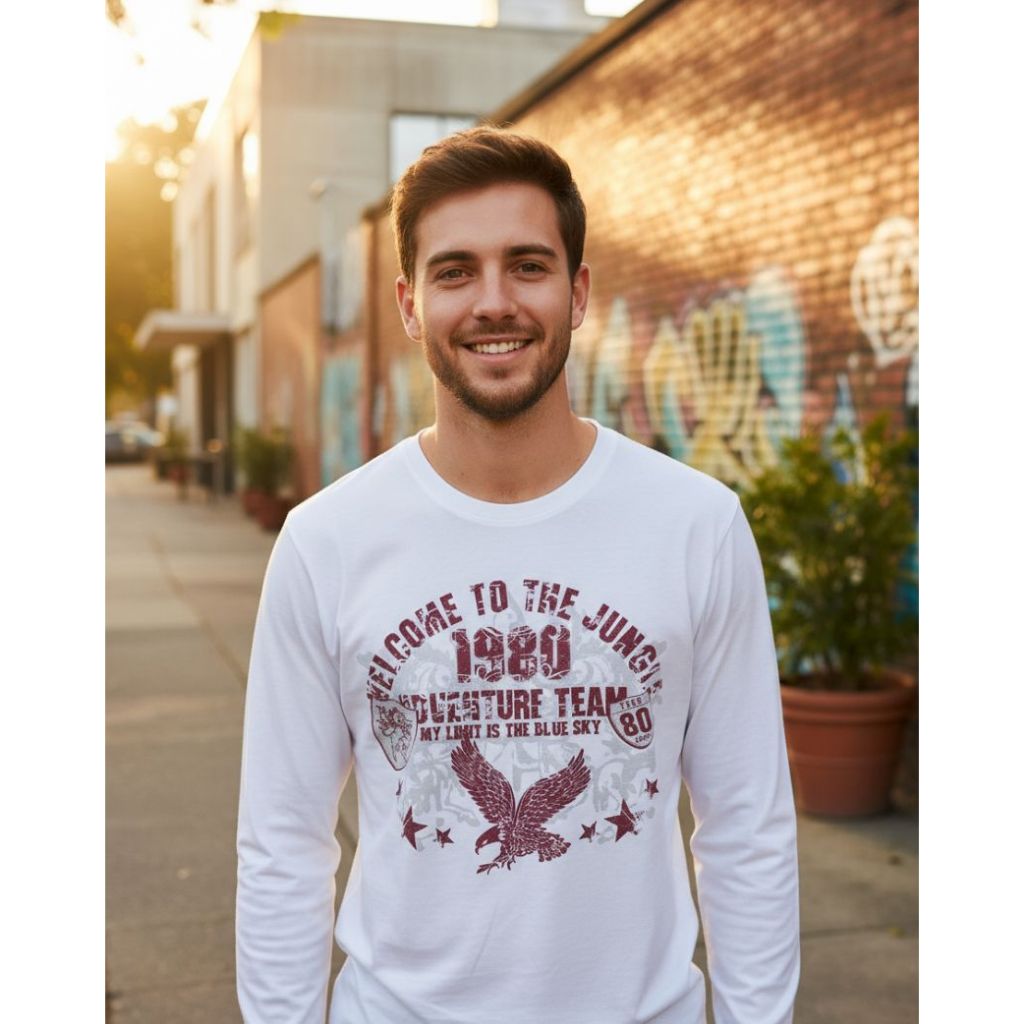 Camiseta Juvenil de algodão manga longa Colisão Tamanhos 10 e 12 Estampas diversas