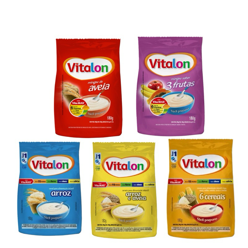 Kit 6 SACHET Vitalon Tradicional 180g