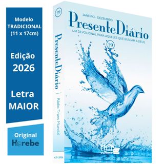 LIVRO PRESENTE DIÁRIO PÃO DIÁRIO VOL. 29 | DEVOCIONAL ANO 2026 CAPA POMBA em Oferta na Shopee