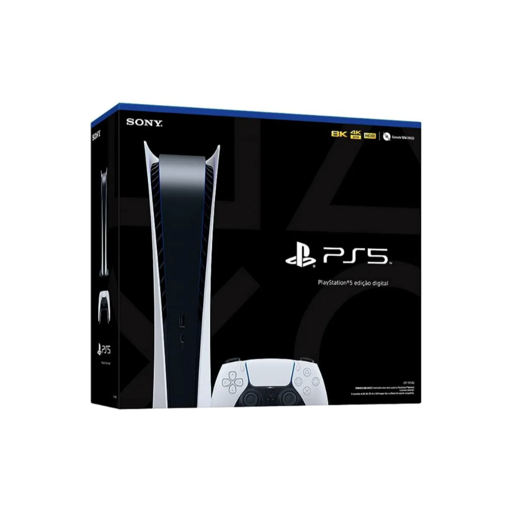 Playstation Ps5 Slim Edição Digital 825GB com Controle Garantia de fabrica Lacrado