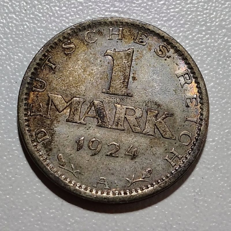 País: Alemanha 1924 - PRATA 0.500 - Elimatec Moedas Antigas.