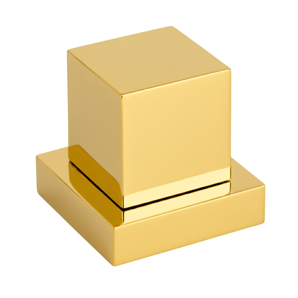 Acabamento Para Registro Dourado Gold Geral Pressão Padrão Docol 20 estrias 1/2