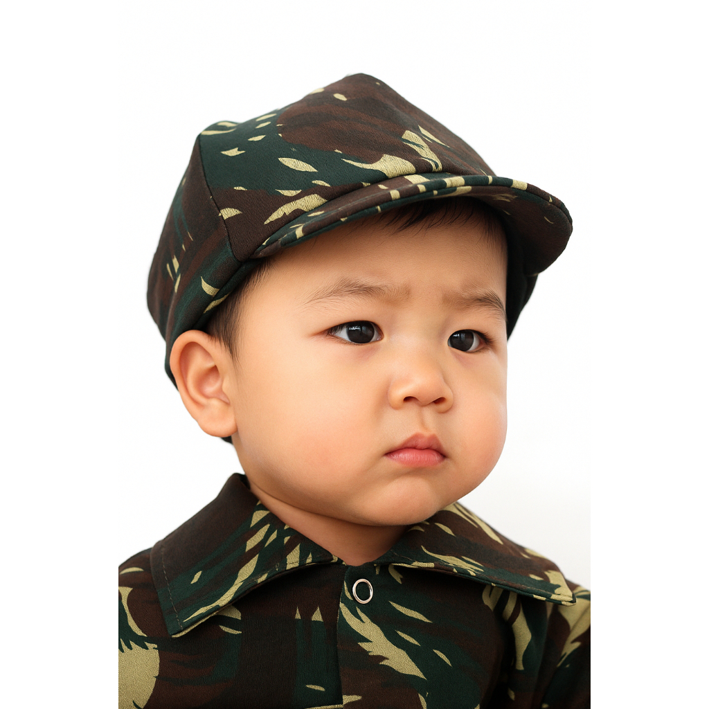 Boné Camuflado para Bebê Unissex Confortável em Oferta na Shopee