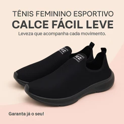 Tênis Feminino Esportivo - Calce Fácil Para Cada Movimento 34 ao 44 - Garanta já o Seu!