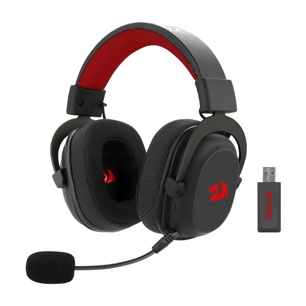 Headset Gamer Redragon Zeus Pro Sem Fio 7.1 53mm H510-PRO