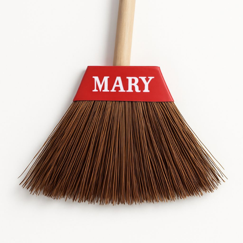 VASSOURA PIAÇAVA NATURAL COM CABO RESISTENTE ECOLOGICA - ENVIO IMEDIATO