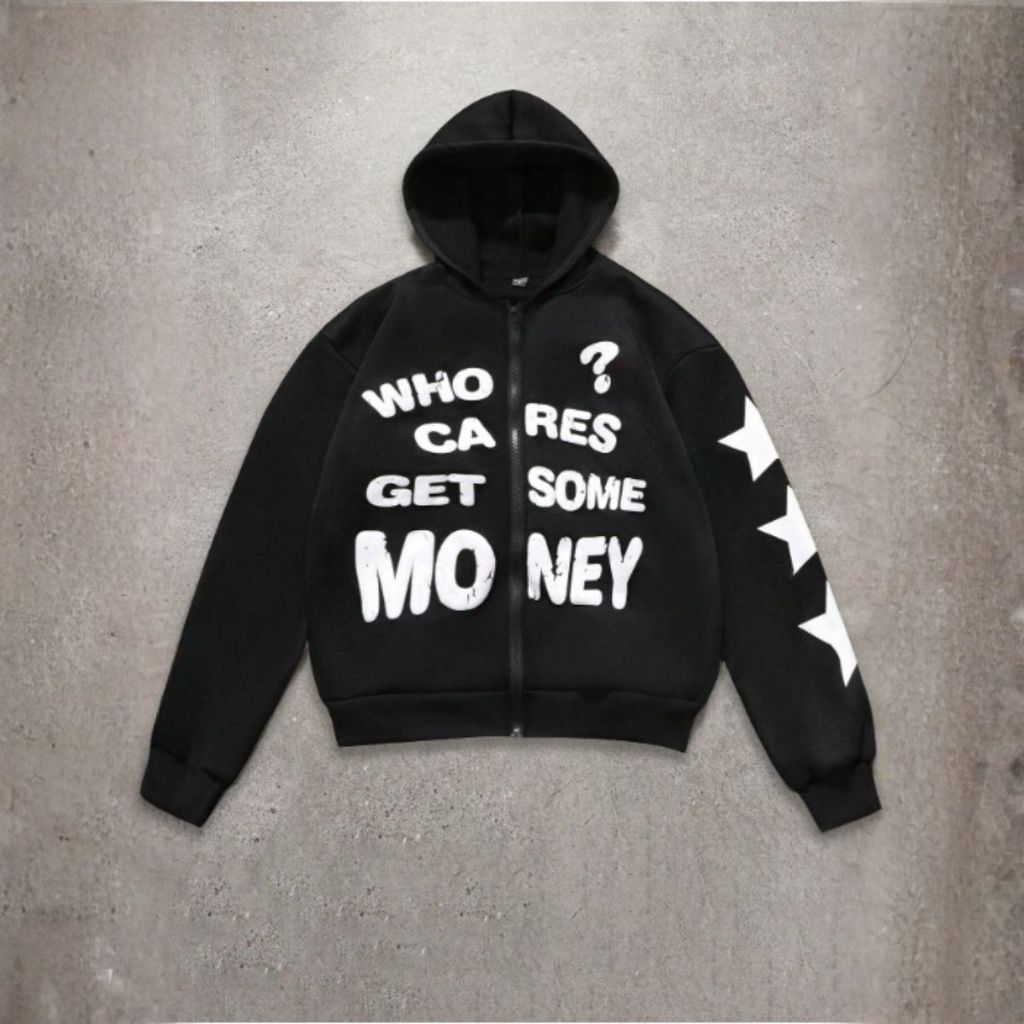 Moletom Zíper Estiloso Masculino Confortável Estampado Estilo Vintage Lançamento