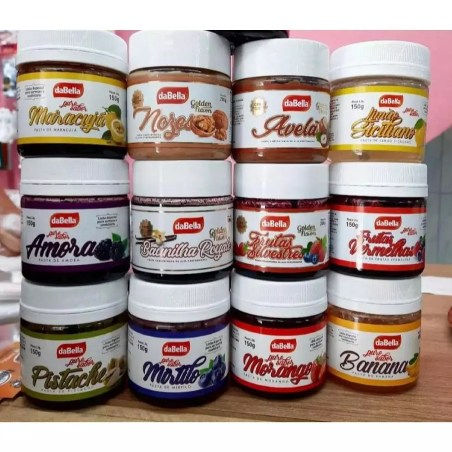 Pasta Saborizante Concentrada DaBella (Diversos Sabores 200g/150g) Escolha o Sabor