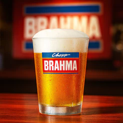 Copo Para Chopp Caldereta Brahma 300ml, Copos de Vidro Cozinha, Bar e Restaurante - Ruvolo