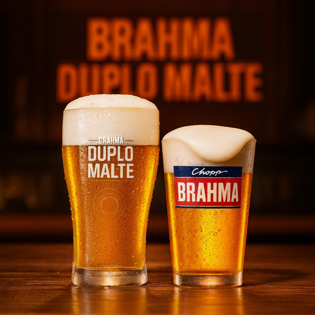 Kit 2 Copos Brahma, Para Cerveja e Chopp Brahma Duplo Malte Cozinha, Bar e Restaurante - Ruvolo em Oferta na Shopee