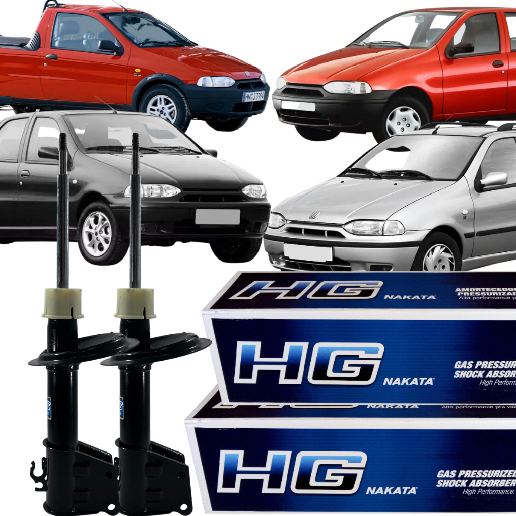 Par Amortecedores Dianteiros Nakata – Fiat Palio/Weekend/Siena/Strada 1996-2001 em Oferta na Shopee
