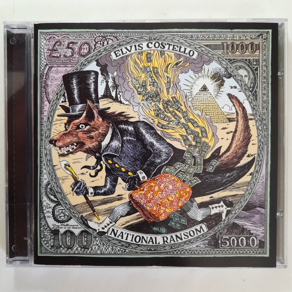 Cd Elvis Costello, National Ransom. Seminovo, mídia e encarte intactos, como novos.