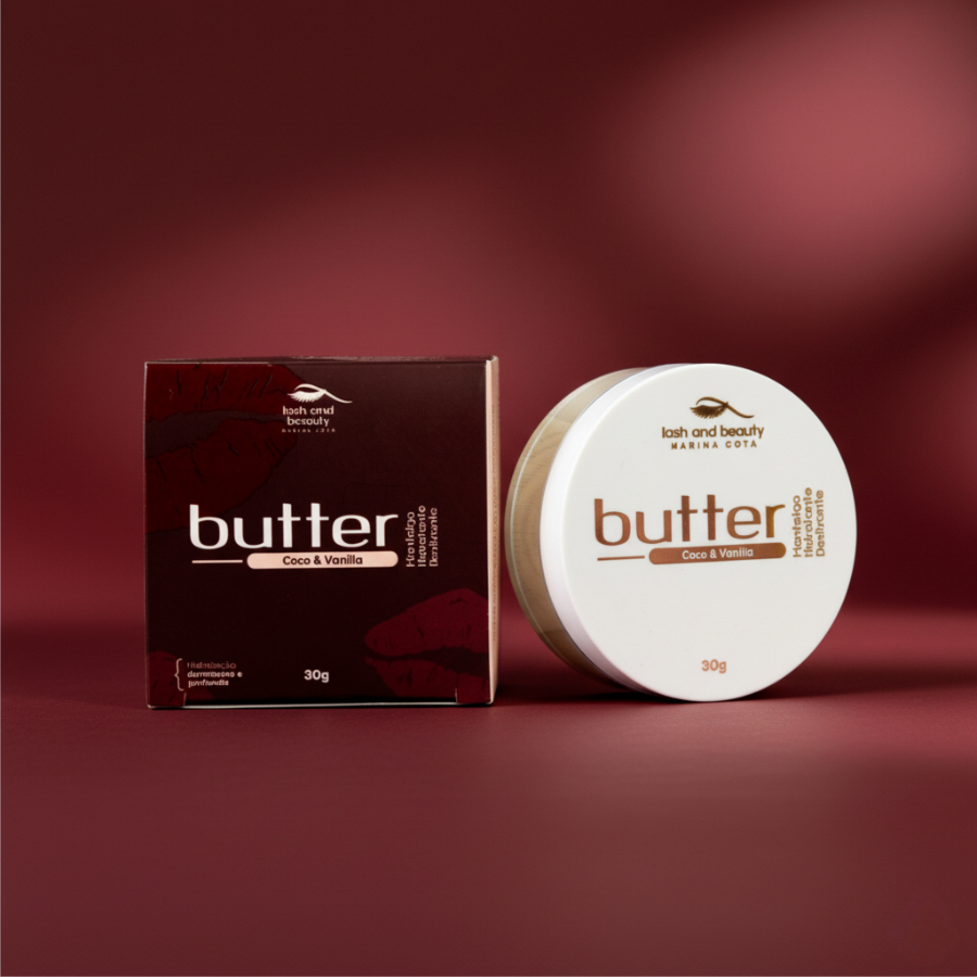 Butter Coco & Vanilla Manteiga Hidratante Multifuncional Finalizador de Procedimento Labial e Rosto