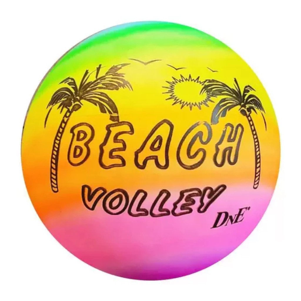 Bola de Vinil Colorida Praia - Beach Volley
