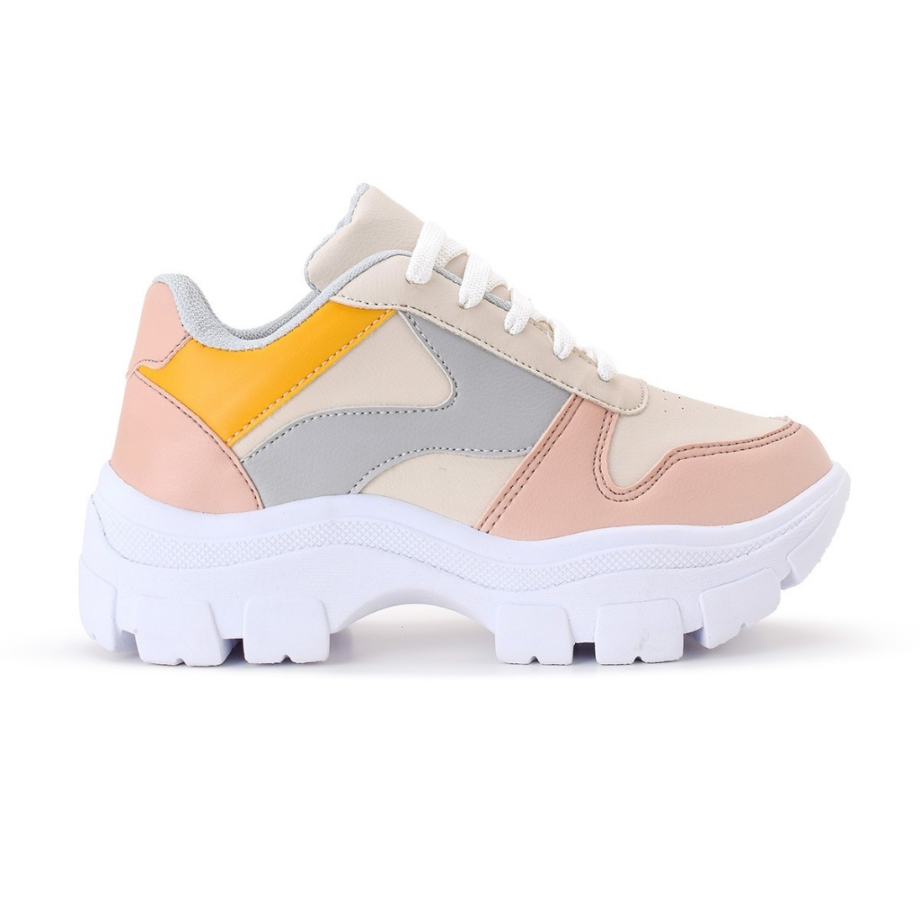 Tênis Chunky Feminino Casual Estilo Retrô Conforto em Oferta na Shopee
