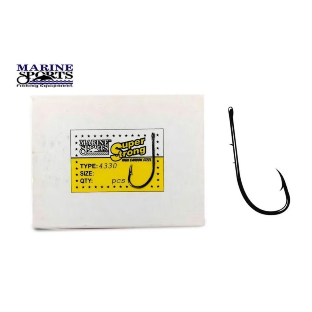 Anzol Para Pesca 4330 Marine Sports Super Strong Nickel c/ 100 un Lambari Piau Piapara Pesqueiro Rio