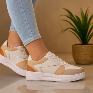 Tênis Feminino Leve Branco Conforto e Estilo Qualidade Máxima 34 ao 39 em Oferta na Shopee