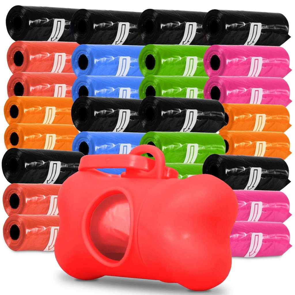 Refil Saco Cata Caca 22 Rolinhos e suporte Ossinho  (330 Saquinhos) Para Pet Higiênico Biodegradável em Oferta na Shopee