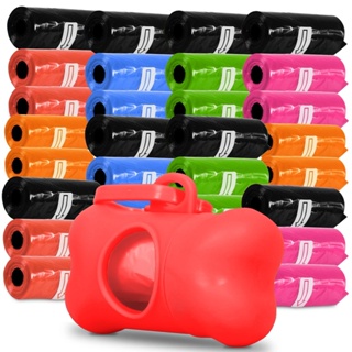 Refil Saco Cata Caca 22 Rolinhos e suporte Ossinho  (330 Saquinhos) Para Pet Higiênico Biodegradável em Oferta na Shopee