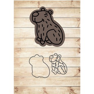 cortador capivara 5cm marcador em Oferta na Shopee