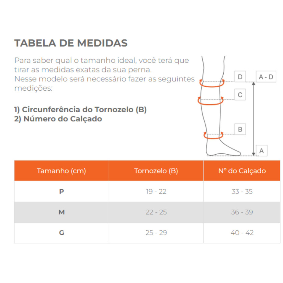 Detalhes do Meia de Compressão Sigvaris Audace 15-20 mmHg 3/4 Natural | Alívio de Fadiga e Varizes
