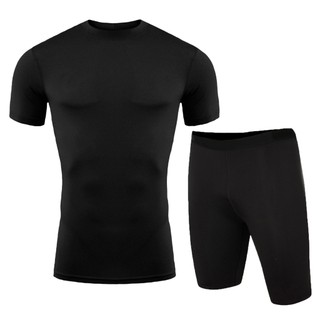 Conjunto Térmico Curto Kit Bermuda + Blusa Curta Uv Segunda Pele Proteção Uv 50 Ótima Qualidade