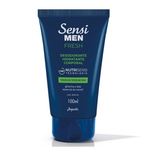 Hidratante Corporal Sensi Men Fresh Jequiti 100 ml