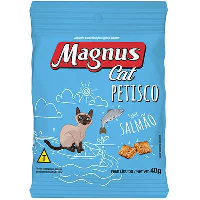 Magnus Cat Petisco Sabor Salmão kit 10 unidades em Oferta na Shopee