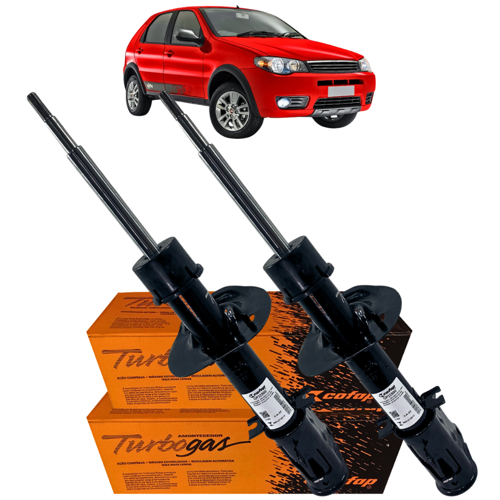 Par Amortecedor Dianteiro Fiat Uno Way 2013 Á 2016
