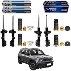 KIT 4 AMORTECEDOR RENEGADE 4X4 2015 A 2021 NAKATA + KIT