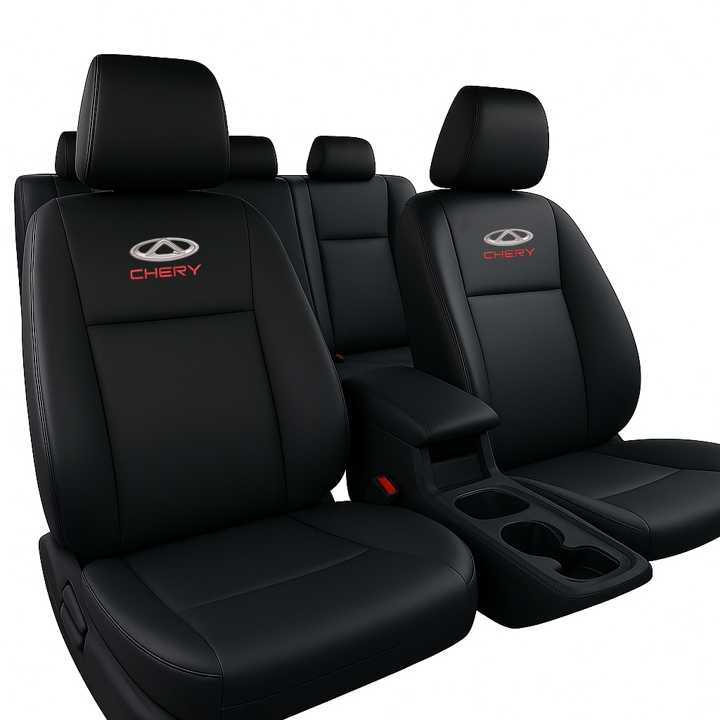 Capa Banco Carro 100% Couro Automotivo Celer, Cielo, Face, QQ, Tiggo, Tiggo 2