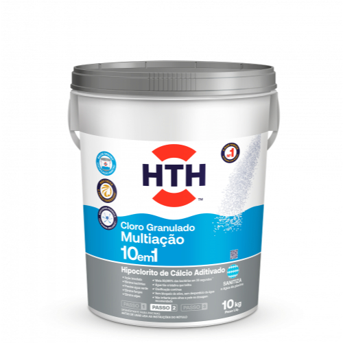 Cloro Aditivado Mineral Brilliance 10 Em 1 - Hth 10kg em Oferta na Shopee