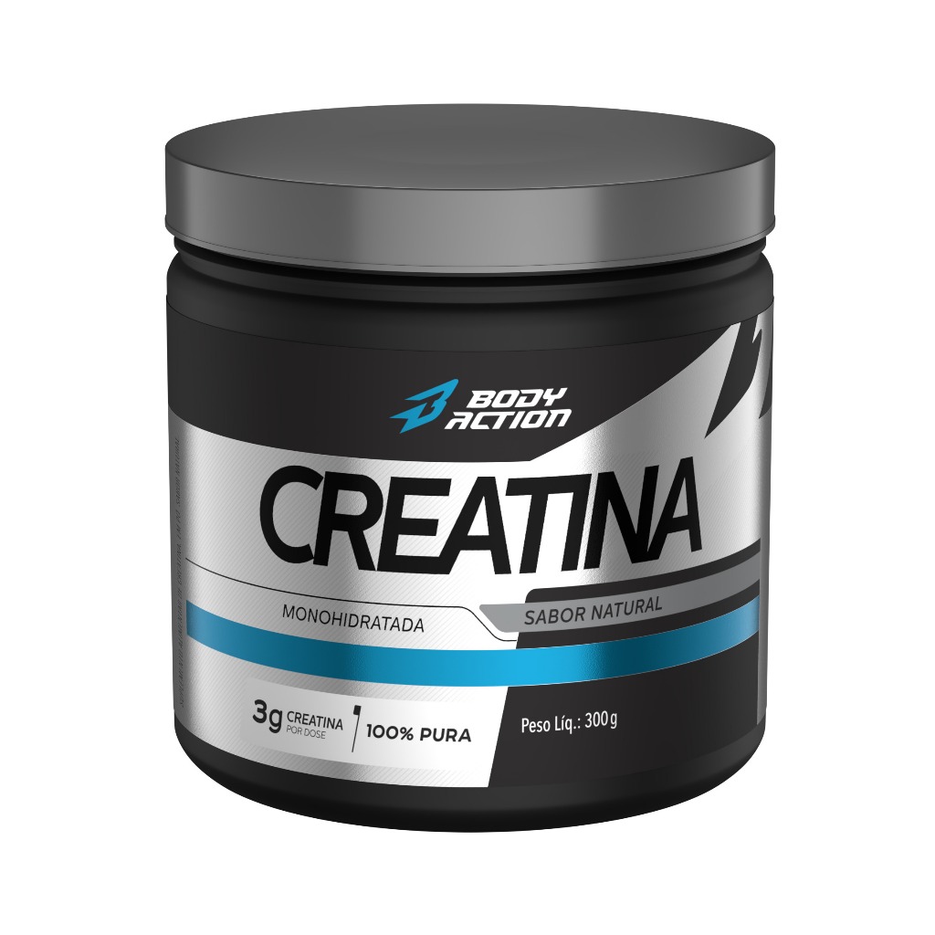 Creatina Monohidratada 300g 100% Pura Bodyaction