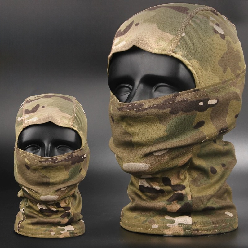 Balaclava de Fio de Gelo Proteção Solar UV Respirável para Motociclismo Ciclismo e Ao Ar Livre em Oferta na Shopee